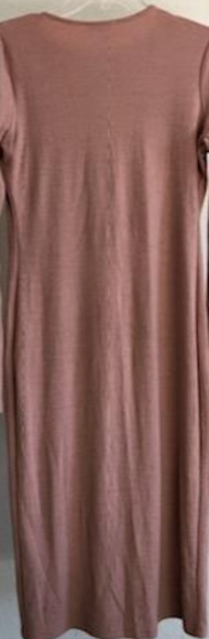 Muave Maxi dress with buttons - Picture 4 of 8